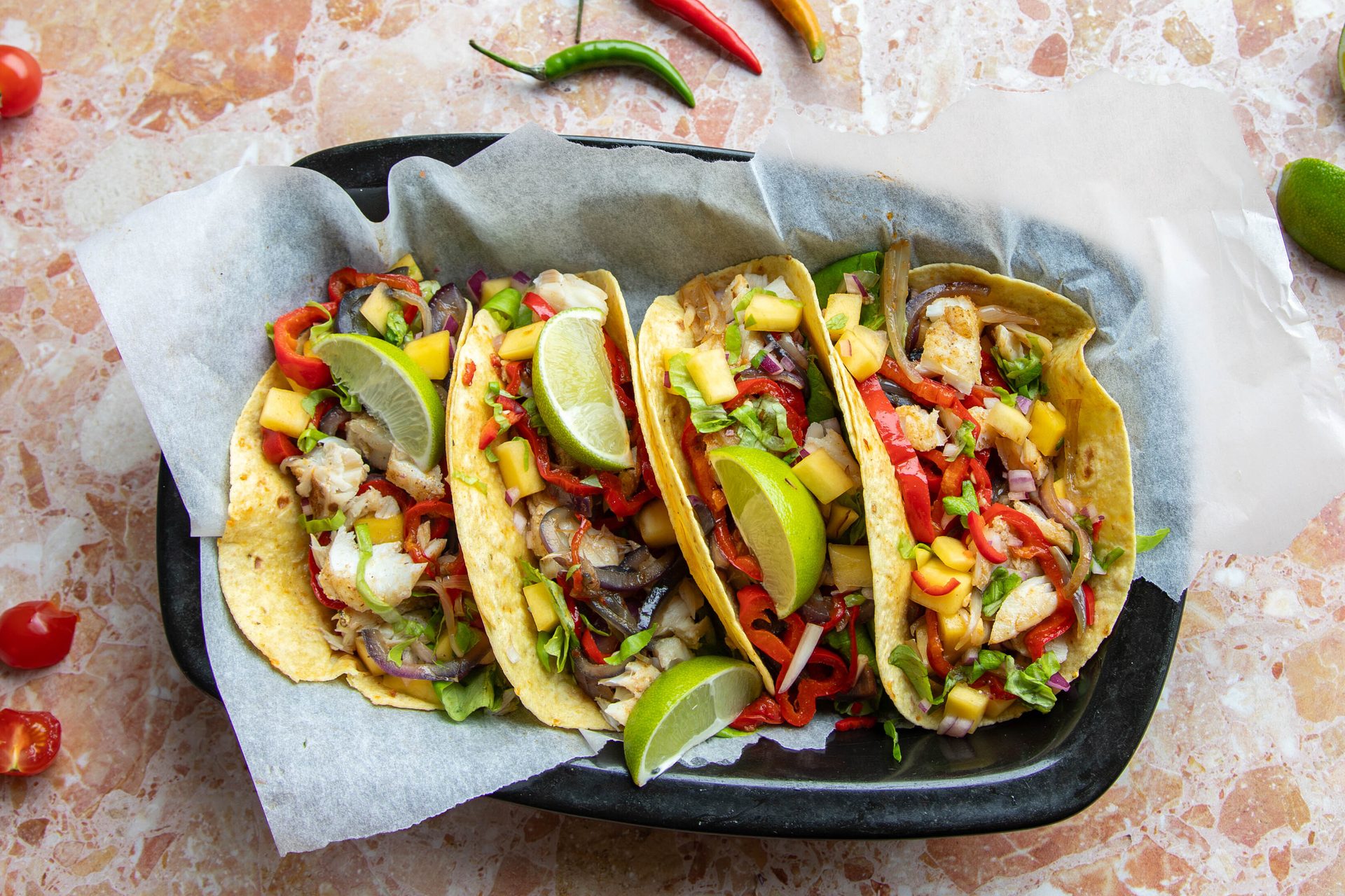 Korean taco, Food, Ingredient, Vegetable, Tableware, Produce, Salad, Fruit, Recipe