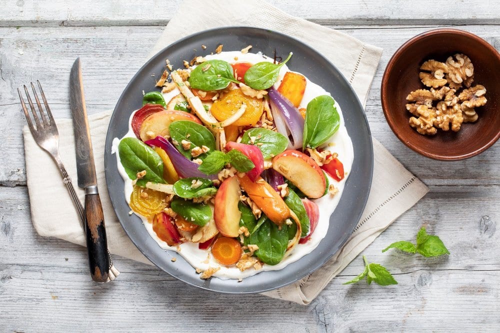 Leaf vegetable, Food, Salad, Tableware, Ingredient, Produce, Bean, Recipe